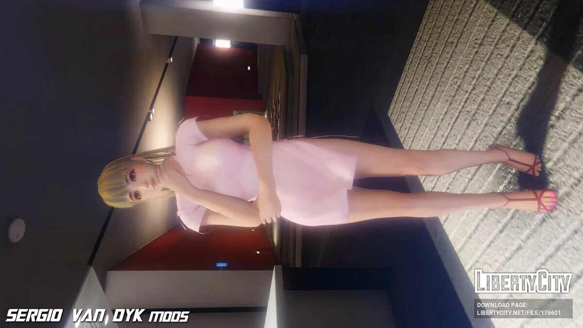 Naotora Li en costume d'infirmière / GTA 5