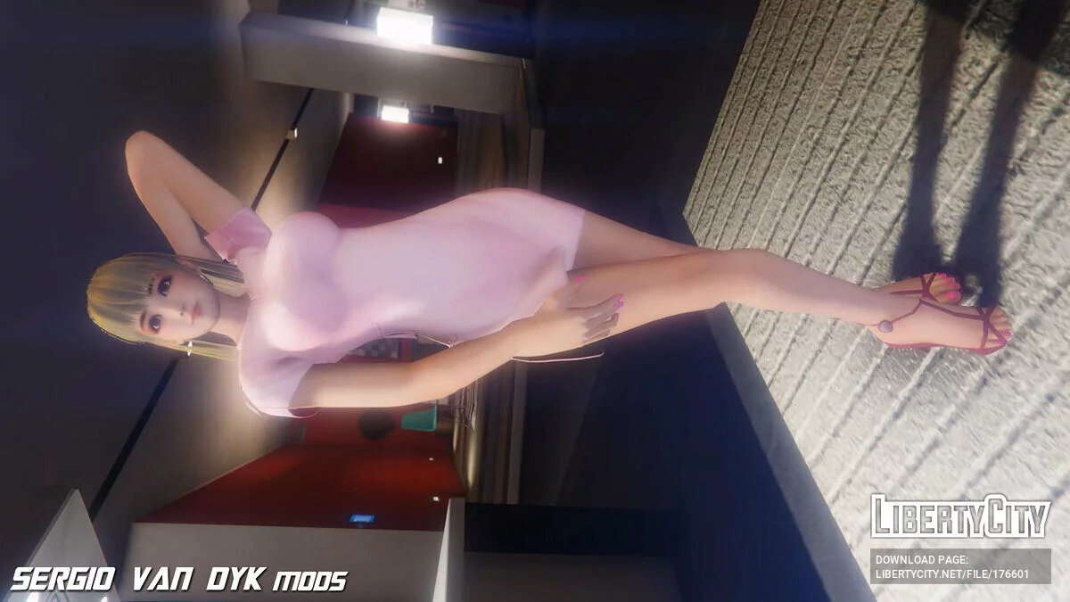 Naotora Li en costume d'infirmière / GTA 5