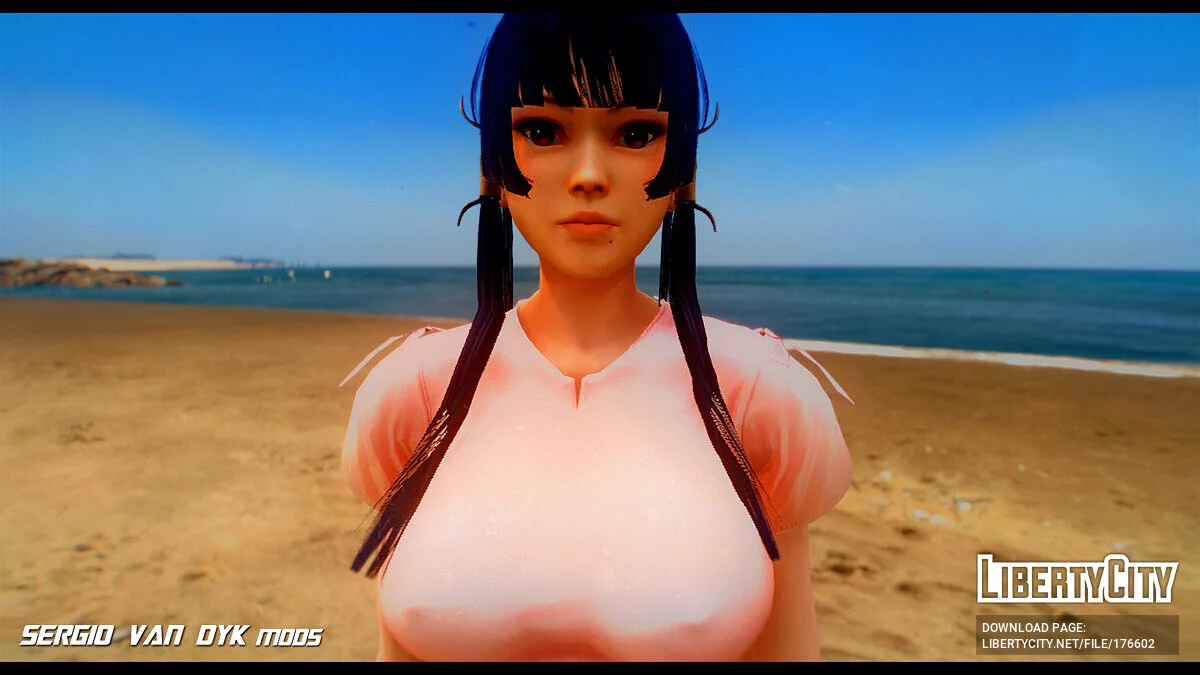 Nyotengu en costume d'infirmière / GTA 5