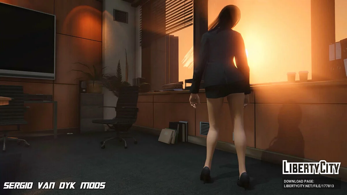 Кокоро в офісному одязі / GTA 5