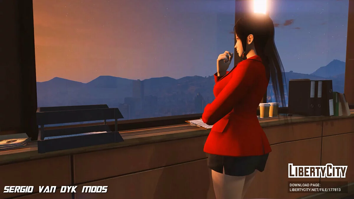 Кокоро в офісному одязі / GTA 5