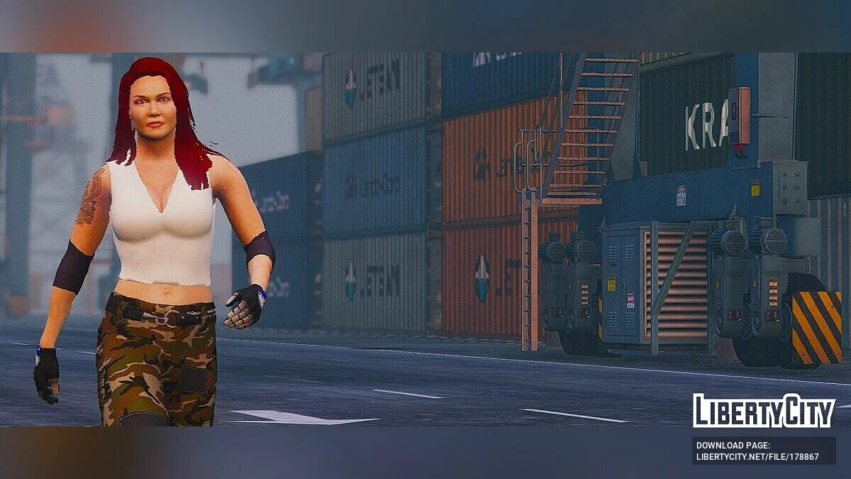 Lita من WWE2k20 / جي تي أي 5