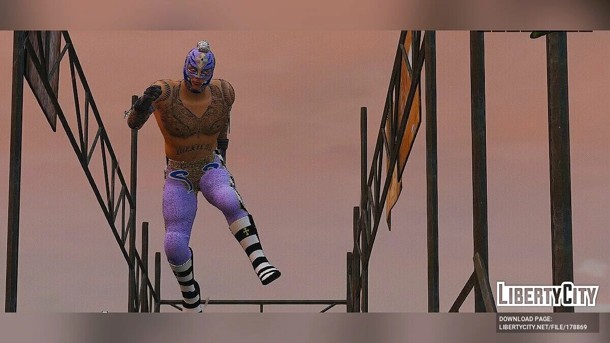 Рей Містеріо з WWE2k20 / GTA 5