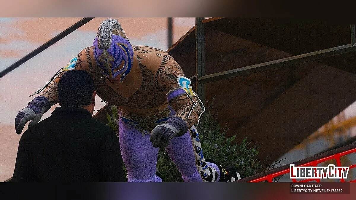 Рей Містеріо з WWE2k20 / GTA 5
