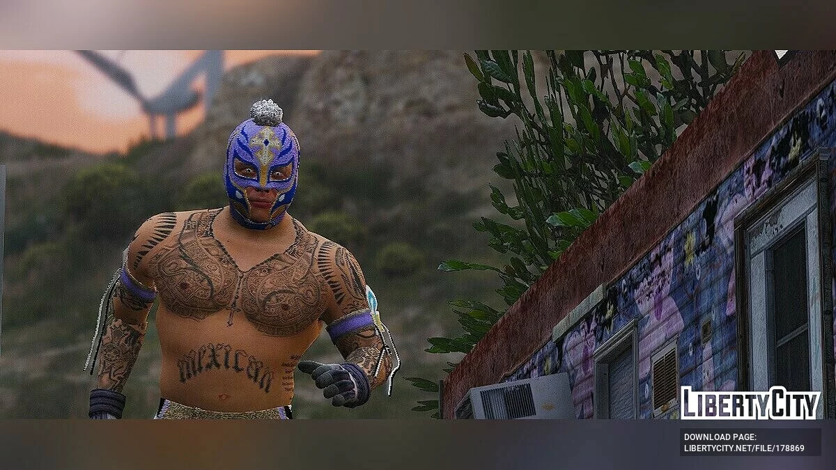Рей Містеріо з WWE2k20 / GTA 5