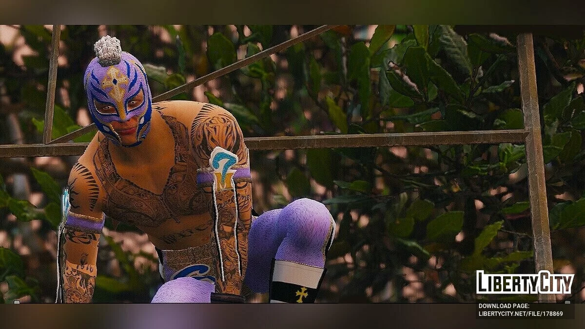 Рей Містеріо з WWE2k20 / GTA 5