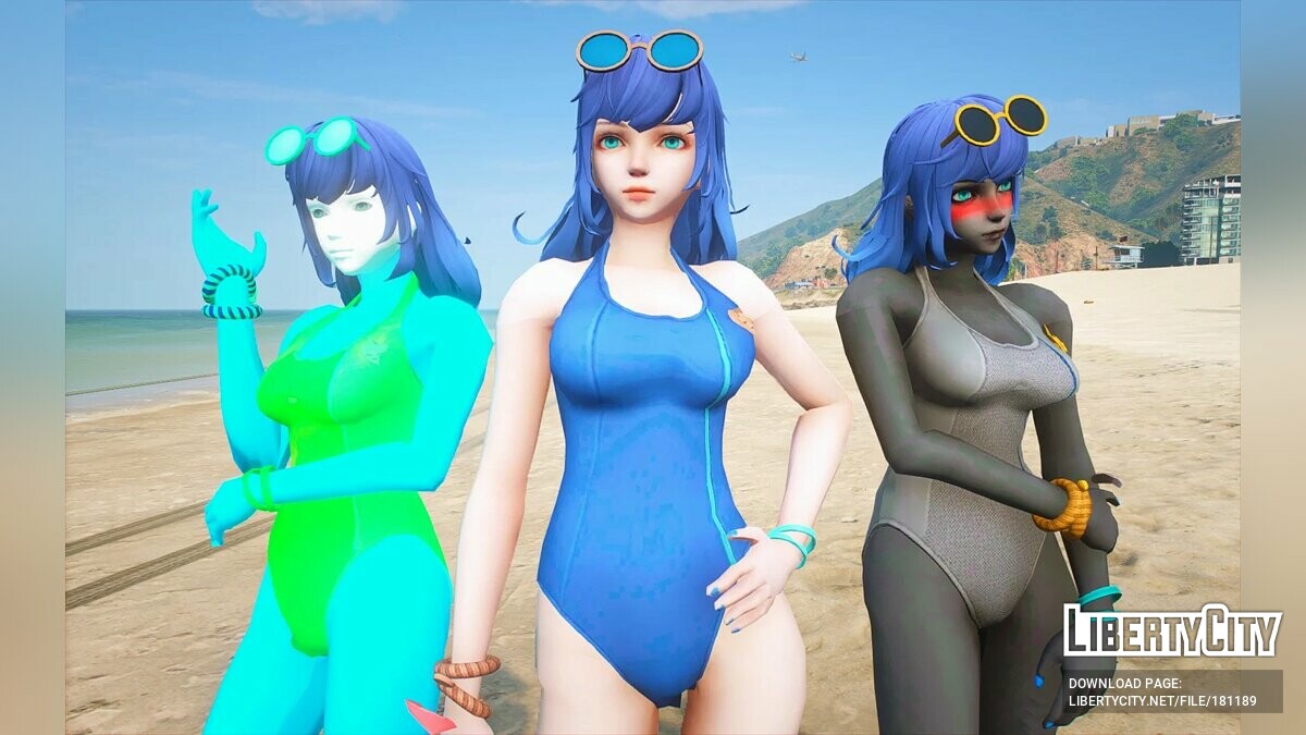 Download Girl in swimsuit for GTA 5