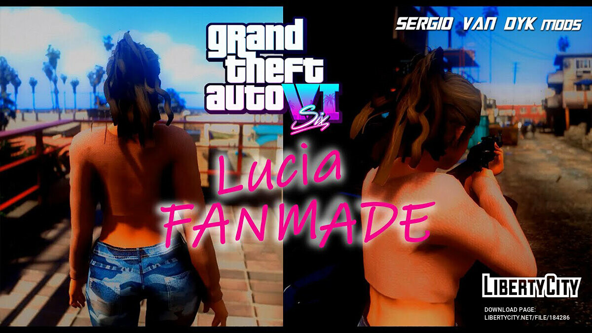 LEAKED GTA VI Gameplay Lucia GTA 6 #sikeitsjustgta5withmods #gta6#gt