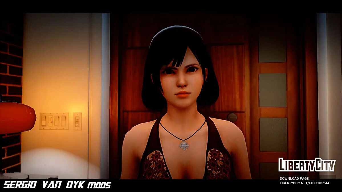 Dead or Alive 的 Kokoro 穿红色连衣裙 / GTA 5