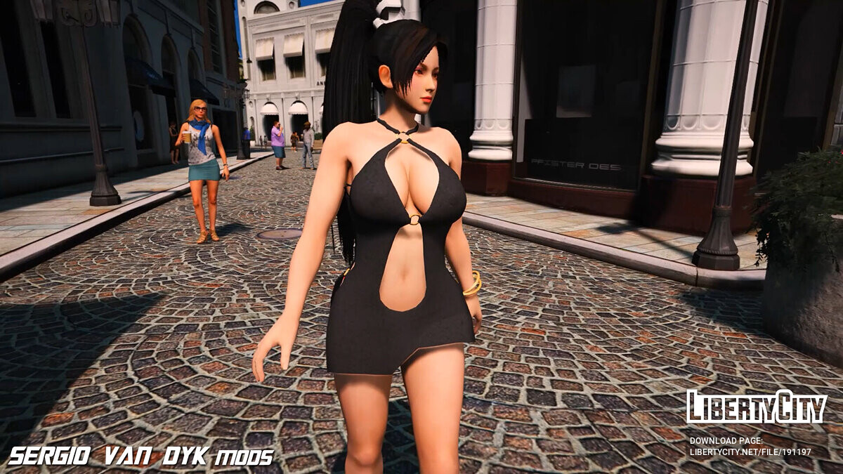 Download Mai Shiranui in a dress for GTA 5