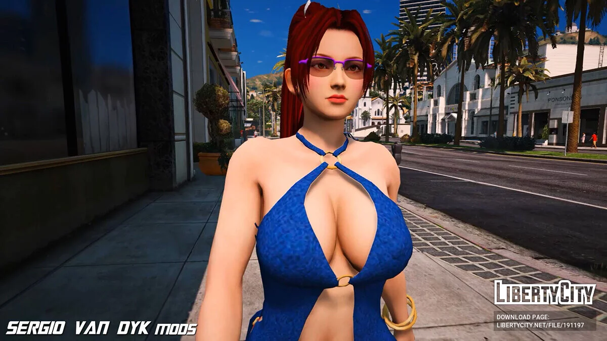 Mai Shiranui in a dress / GTA 5