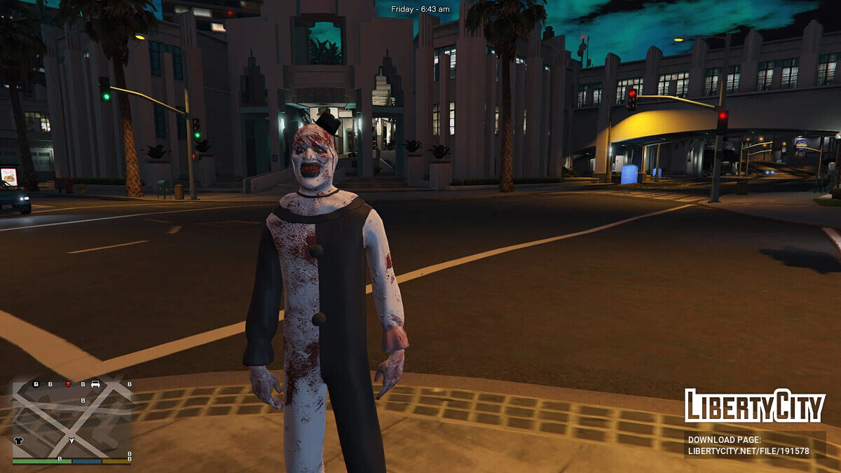 Download Terrifier - Art The Clown v2 for GTA 5