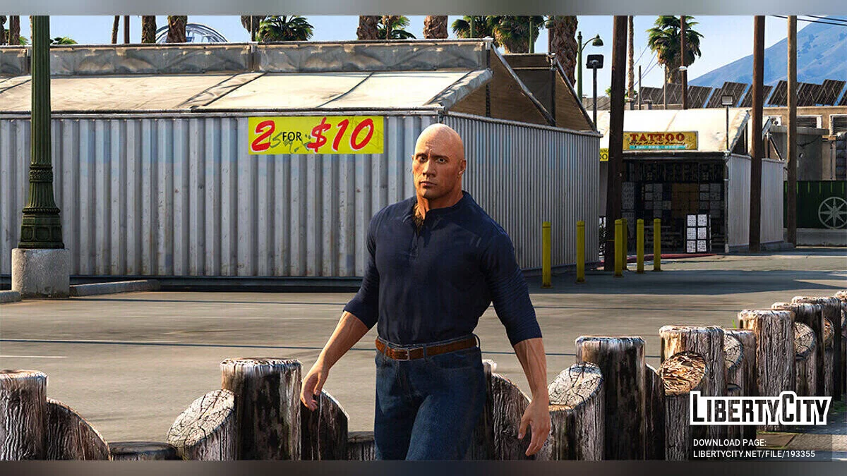 Dwayne "La Pierre" Johnson v1.1 / GTA 5