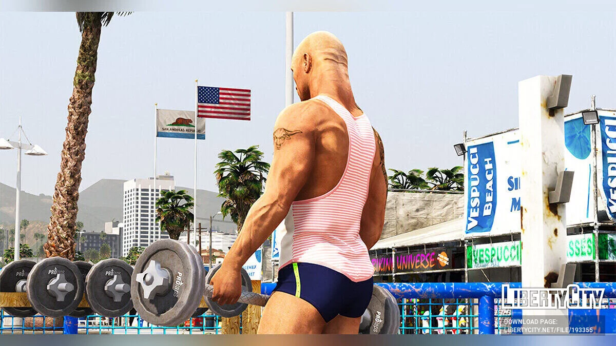 Dwayne "La Pierre" Johnson v1.1 / GTA 5