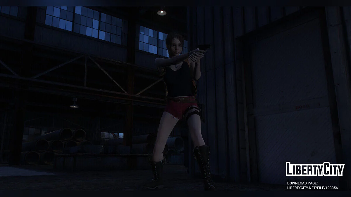 Claire Redfield de Resident Evil 2 Remake v1.5 / GTA 5