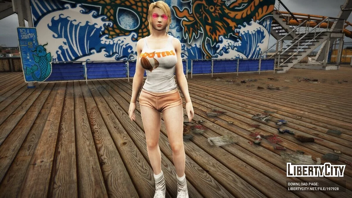 Gadis dari DOA dalam pakaian kasual / GTA 5