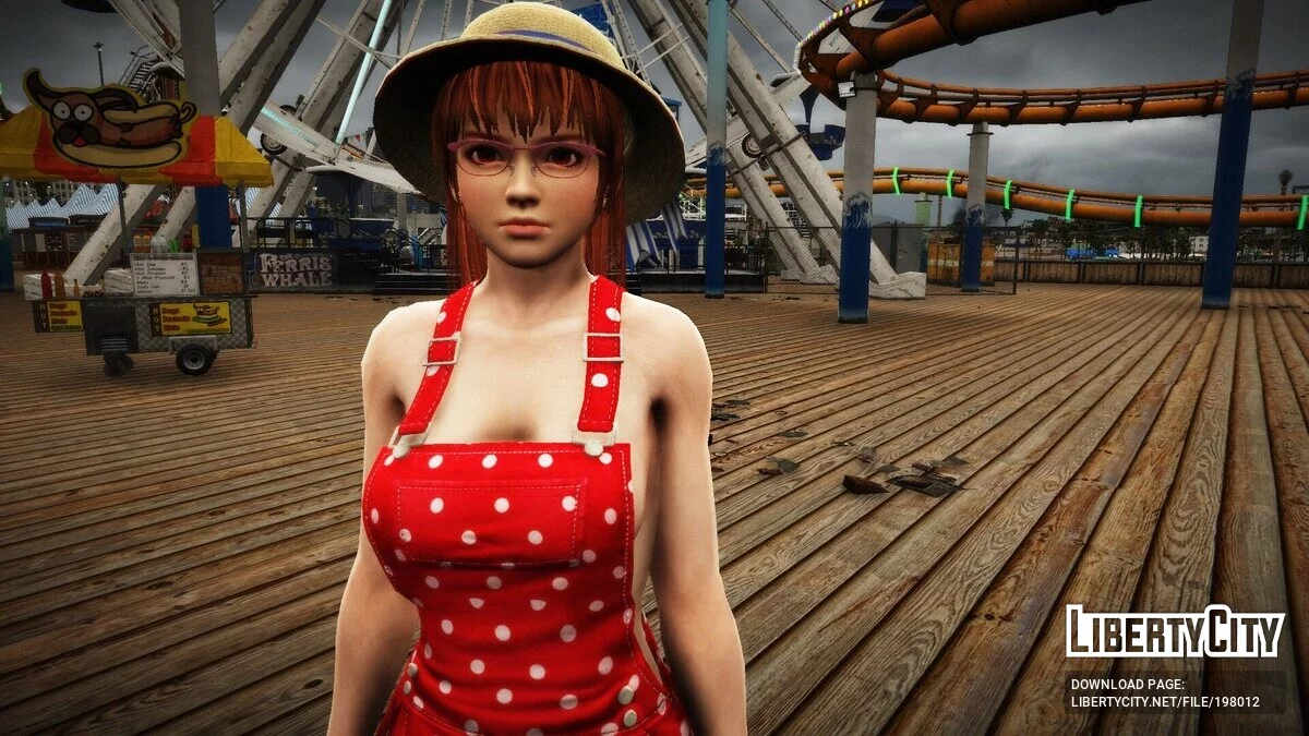 Kasumi en vestido casual de DOAR5 / GTA 5