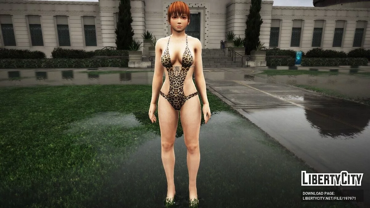 Kasumi en traje de baño cerrado / GTA 5