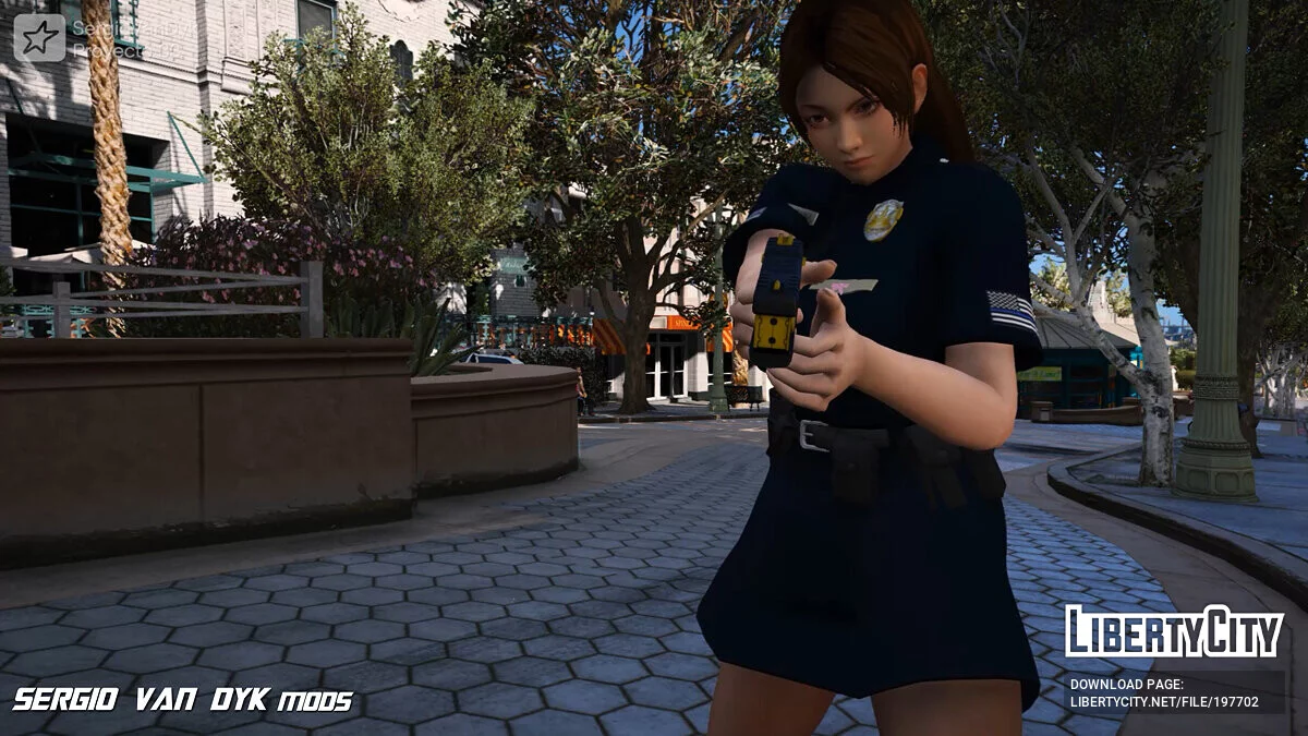 Mai Shiranui in Police Officer/Sheriff Uniform / GTA 5