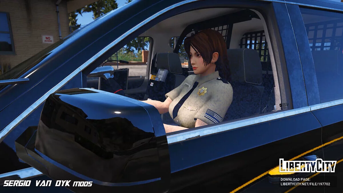 Mai Shiranui in Police Officer/Sheriff Uniform / GTA 5