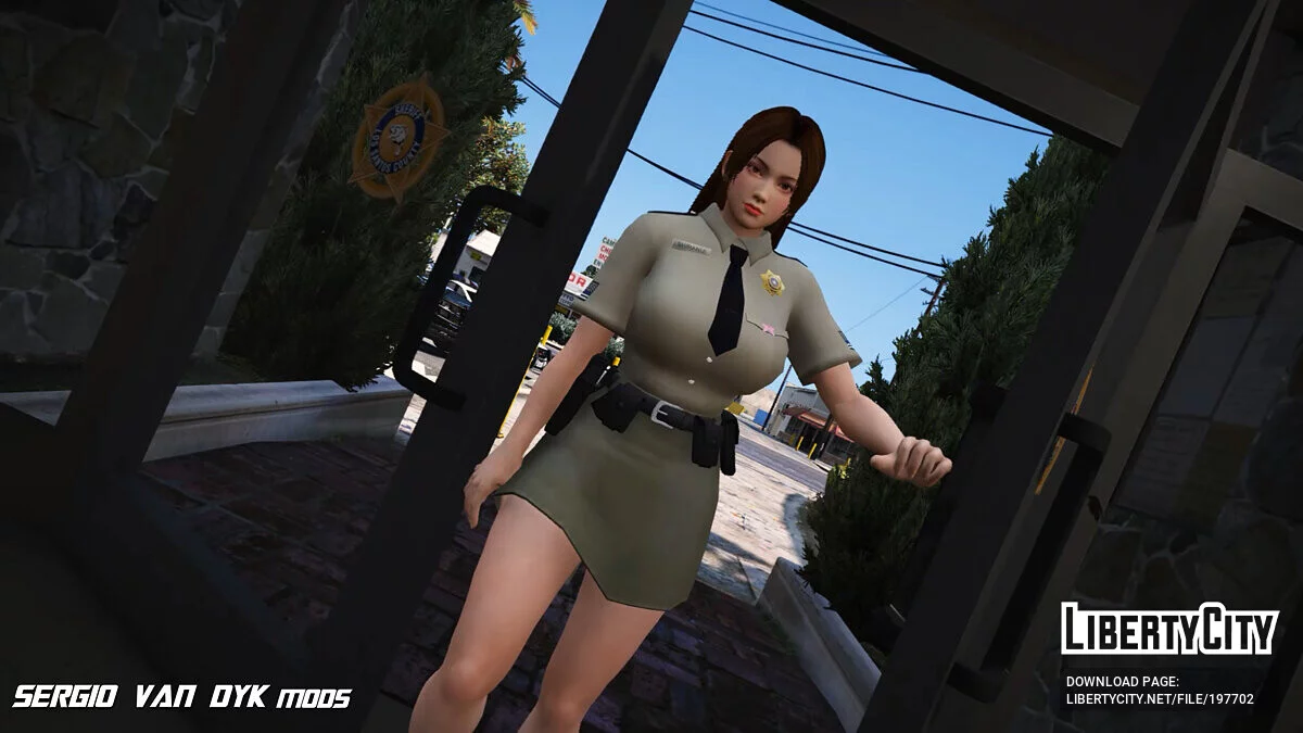 Mai Shiranui in Police Officer/Sheriff Uniform / GTA 5