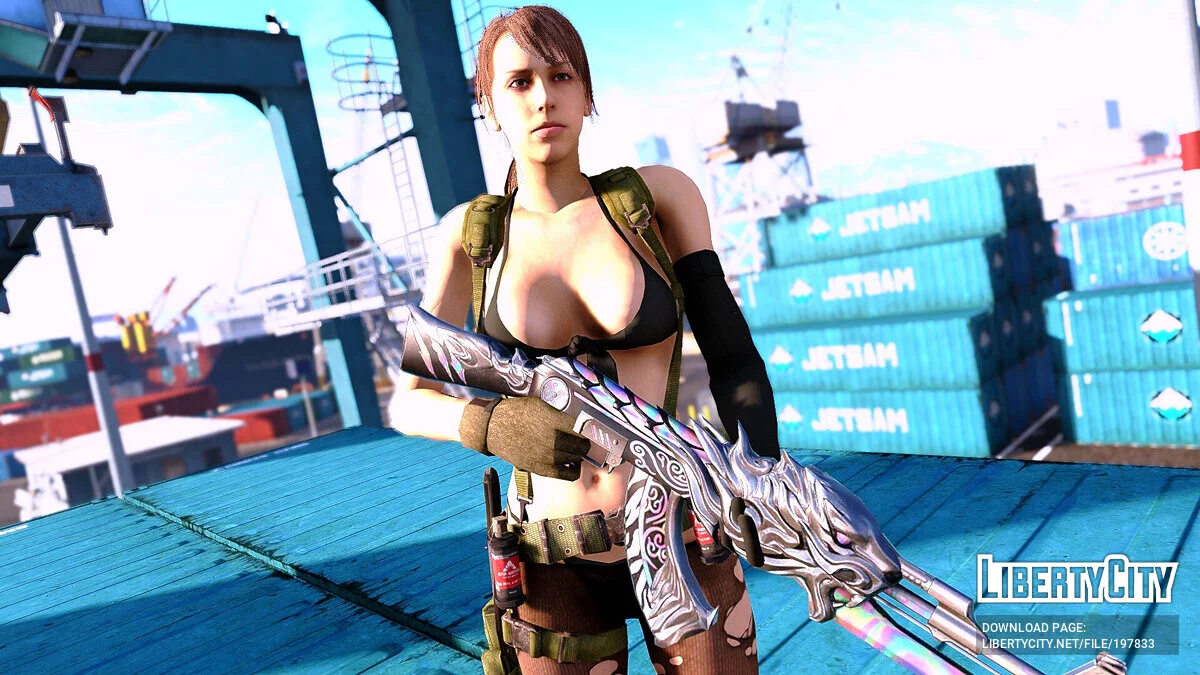 Quiet from Metal Gear Solid V / GTA 5