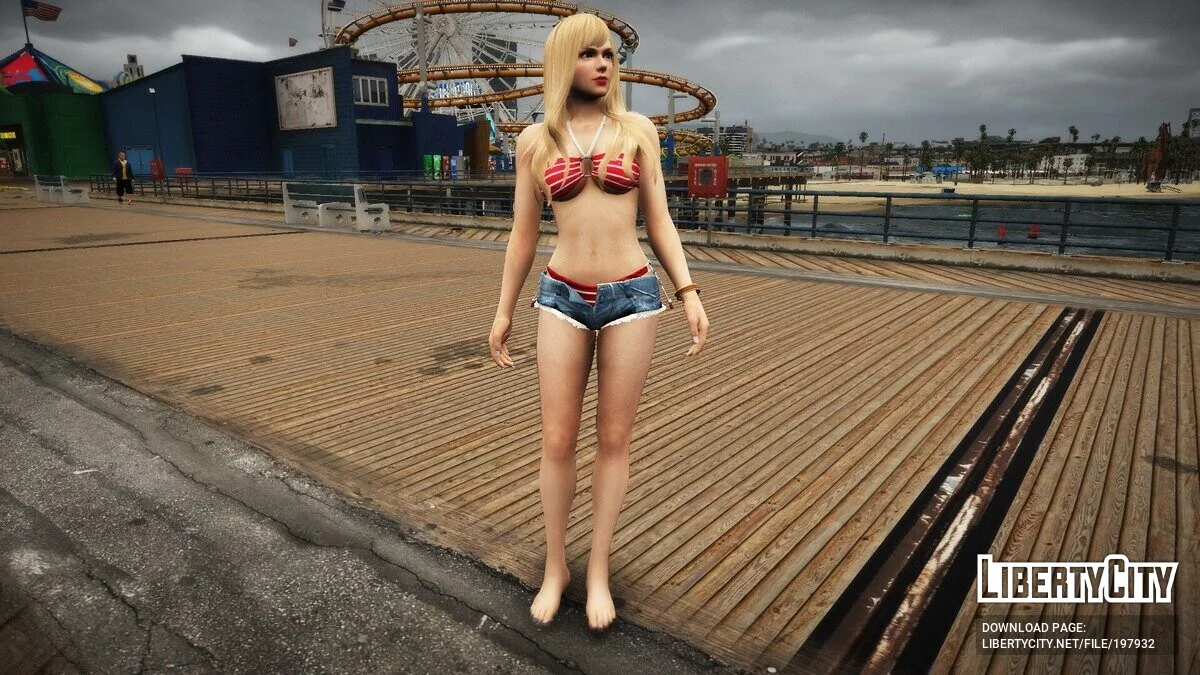 Rachel in a bikini + new hair / GTA 5