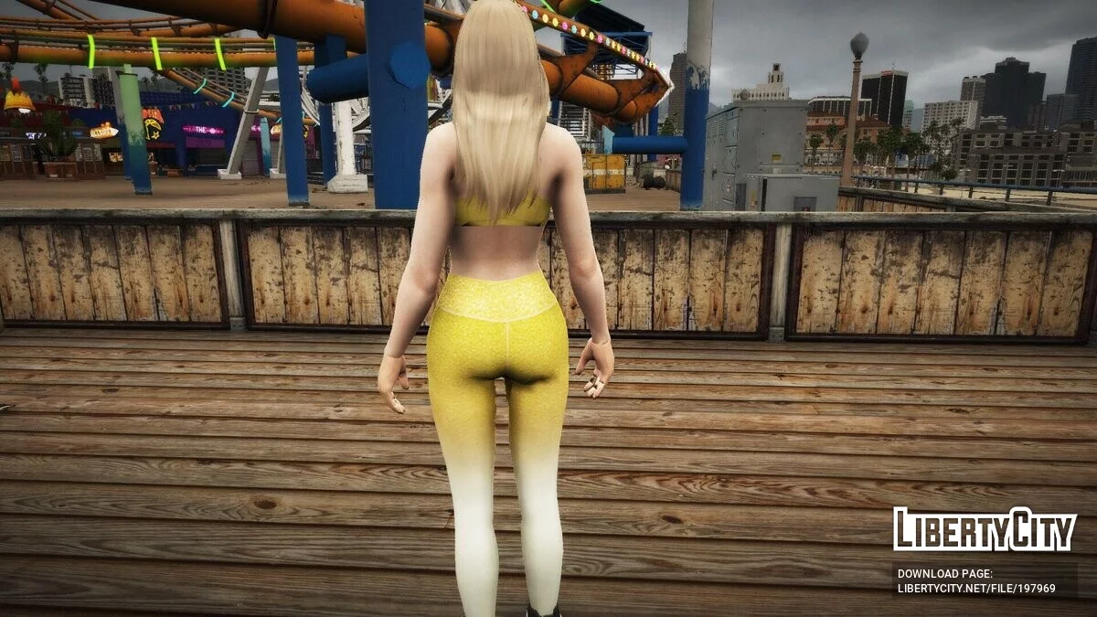 Rachel en ropa deportiva / GTA 5