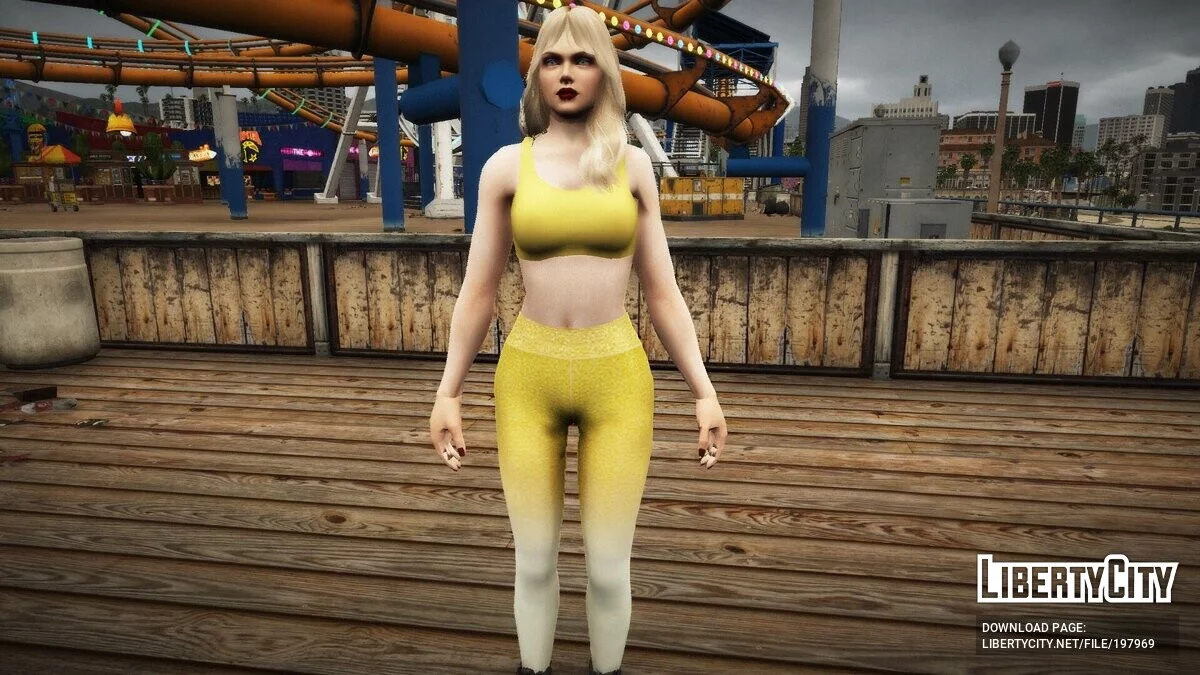 Rachel en ropa deportiva / GTA 5