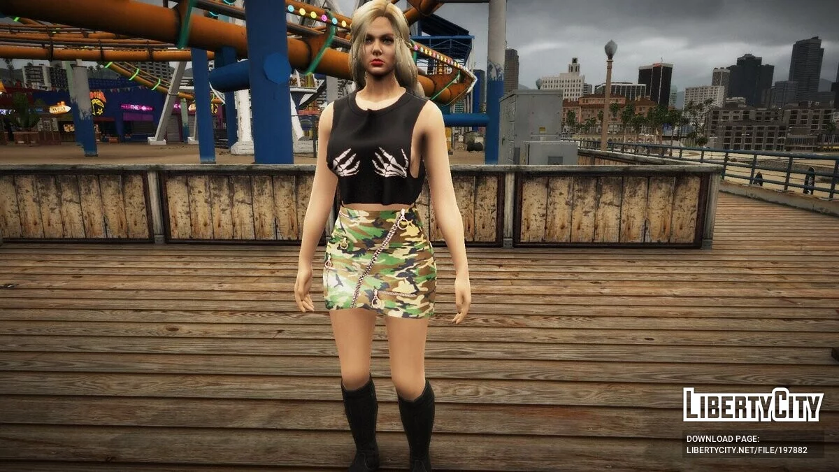 Victoria in casual wear / GTA 5