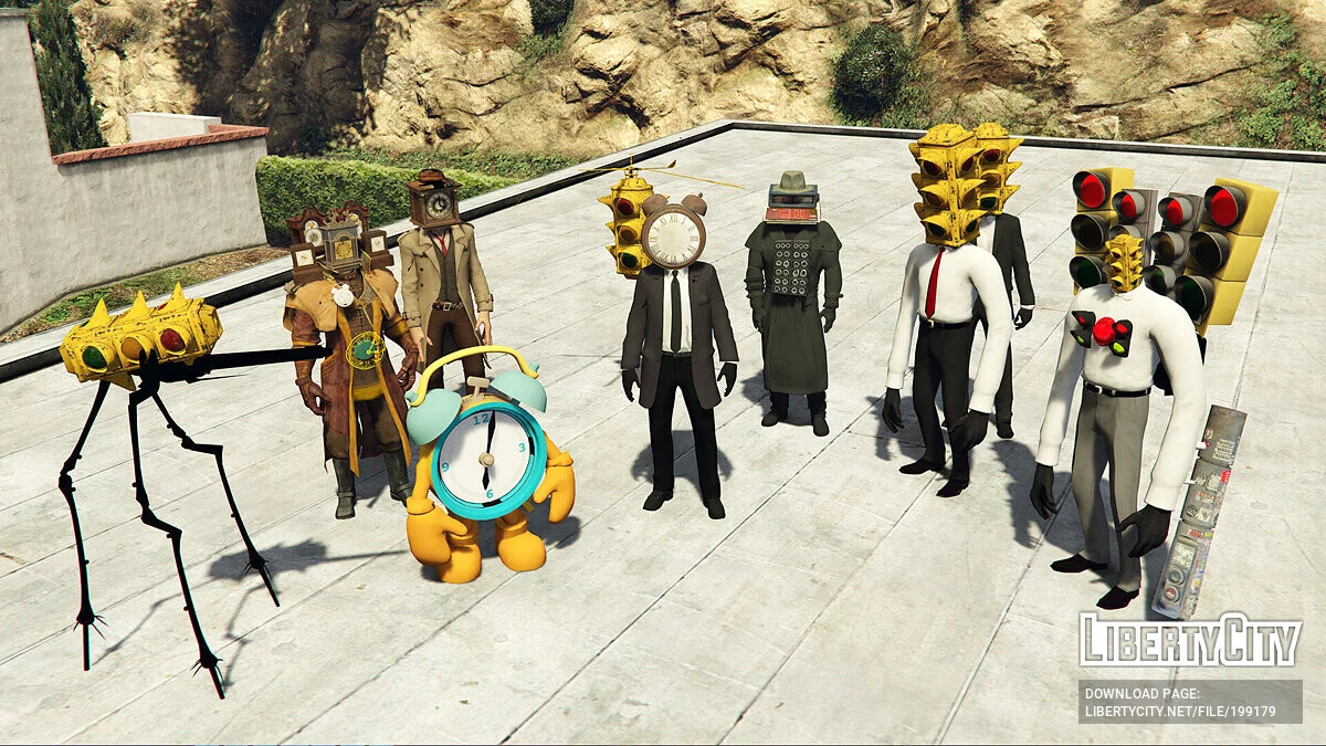 Clockman Skibidi Toilet / GTA 5