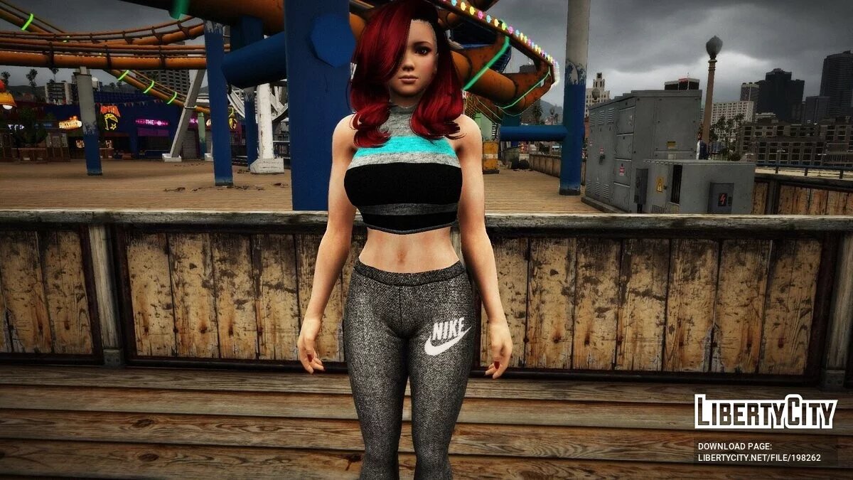 Mai Shiranui en bikini + blonde / GTA 5