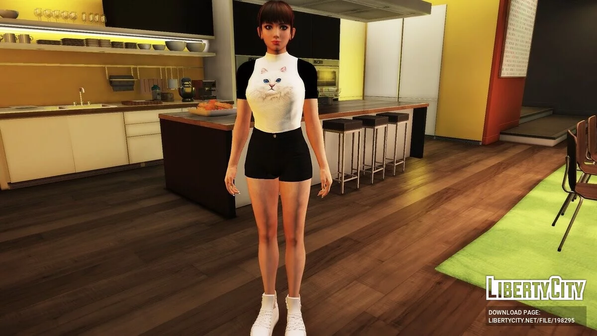 Mai Shiranui en ropa casual / GTA 5
