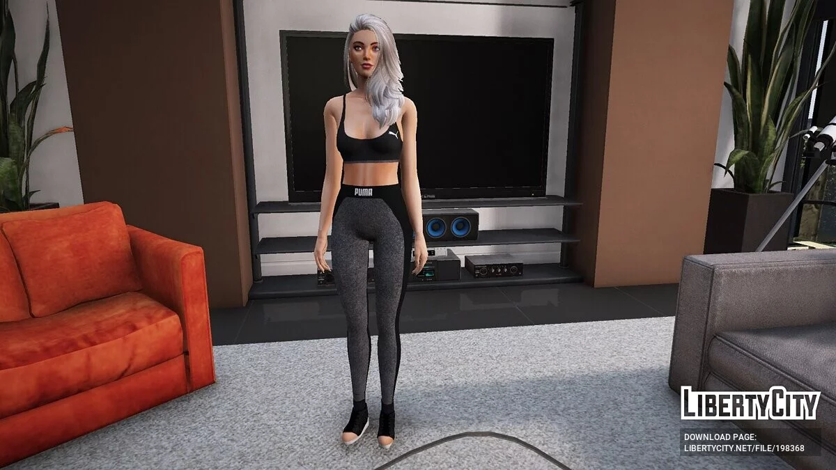 Neue Adidas und Puma Leggings für Lana aus Sims / GTA 5