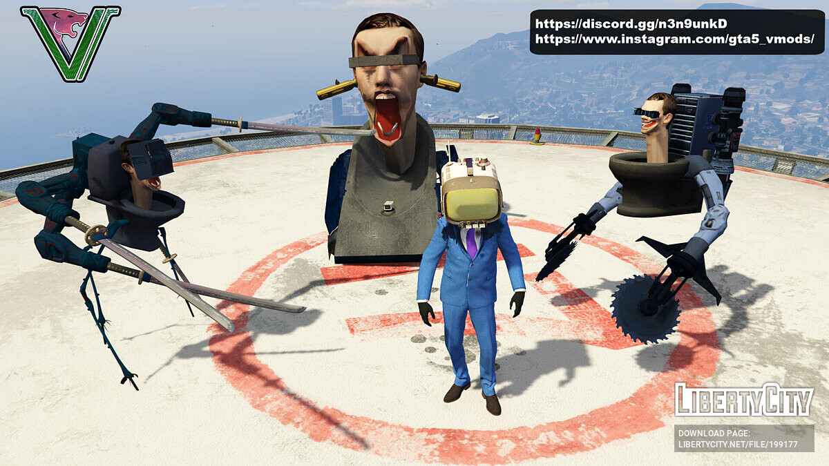 Download Skibidi Toilet TV Man 1.0 for GTA 5