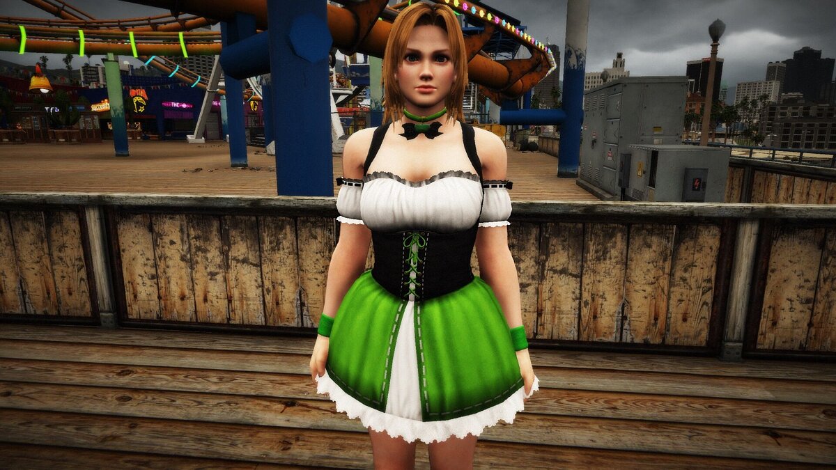 Download Tina in an Irish outfit for St. Patrick's Day for GTA 5