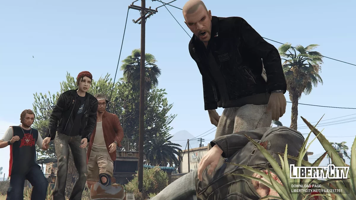 Mod de joueur Johnny Klebitz TLAD (remplacement de Trevor) | Animations faciales cinématiques / GTA 5