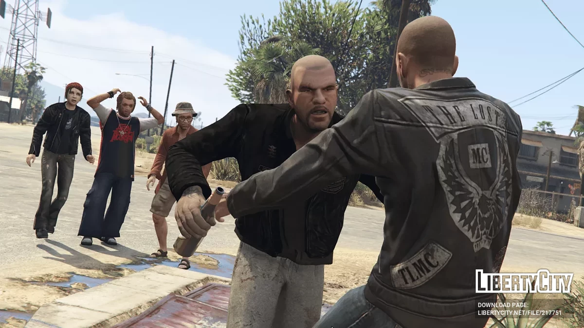 Mod de joueur Johnny Klebitz TLAD (remplacement de Trevor) | Animations faciales cinématiques / GTA 5