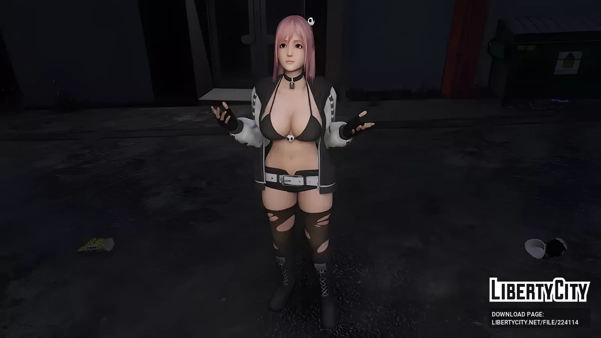 Honoka Novata de Dead or Alive 5: Última Ronda / GTA 5