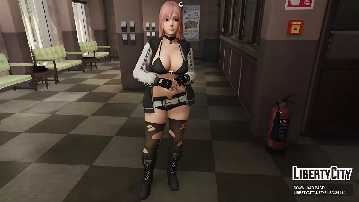 Honoka Novata de Dead or Alive 5: Última Ronda / GTA 5