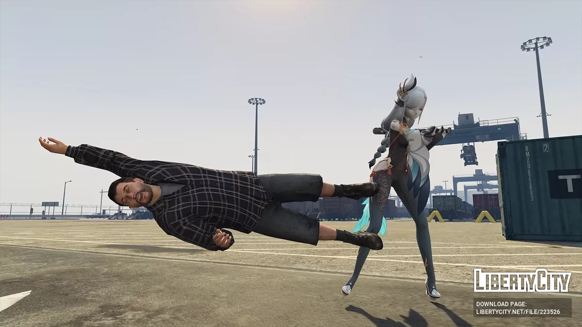 Shenhe de Genshin Impact [Add-on / Remplacer Ped] 1.3 / GTA 5