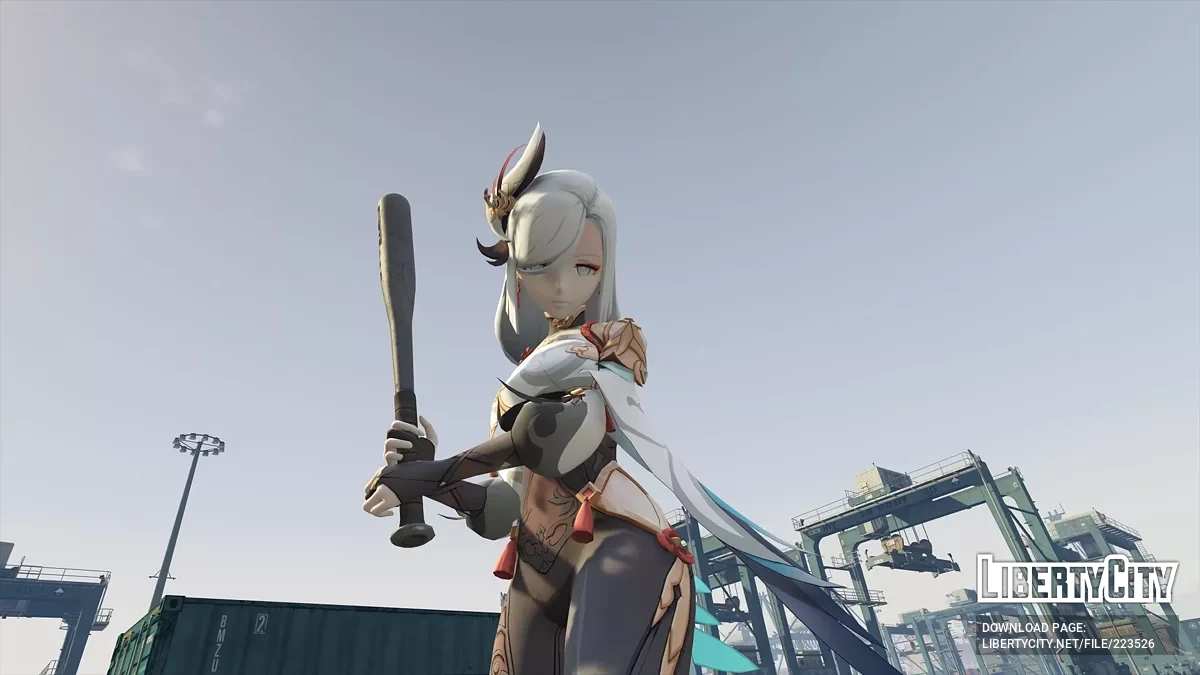 Shenhe de Genshin Impact [Add-on / Remplacer Ped] 1.3 / GTA 5