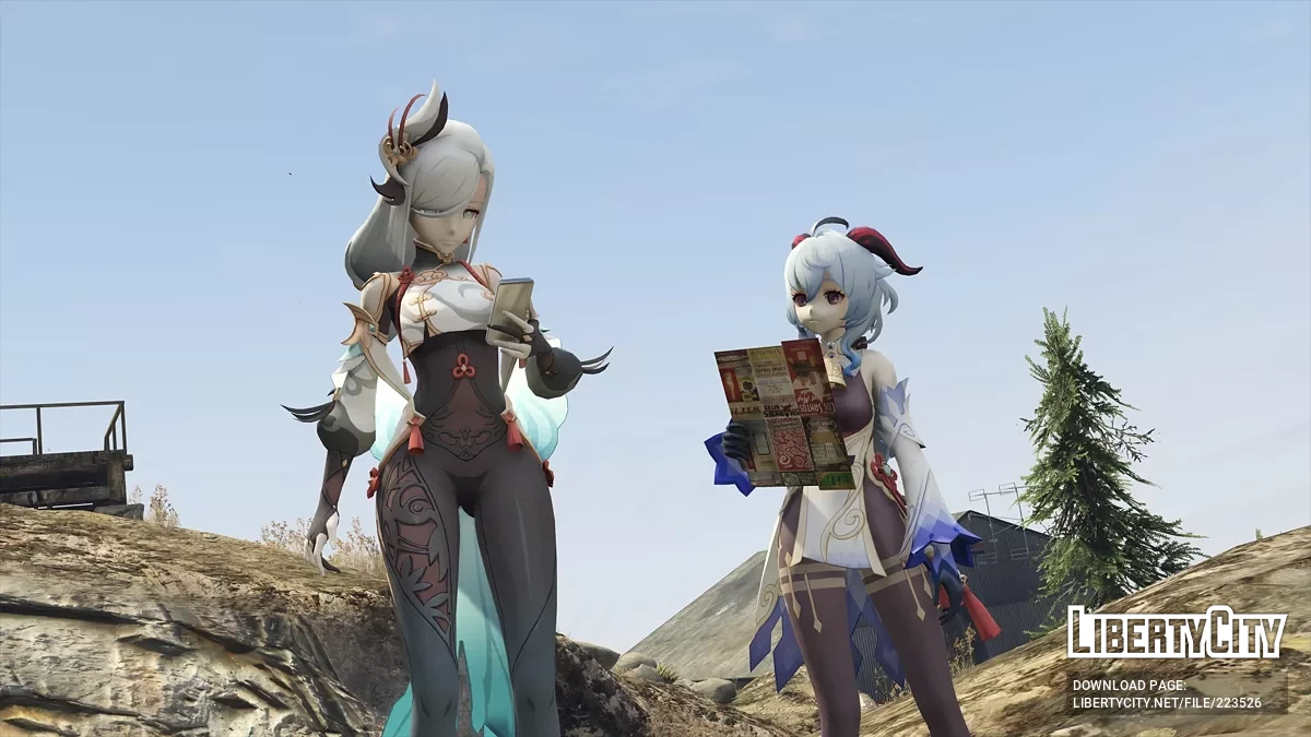 Shenhe de Genshin Impact [Add-on / Remplacer Ped] 1.3 / GTA 5