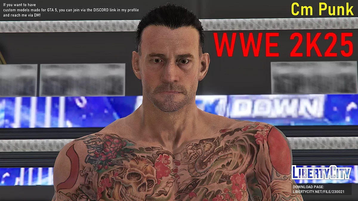 CM Punk | WWE 2K25 (Add-On Ped) / GTA 5