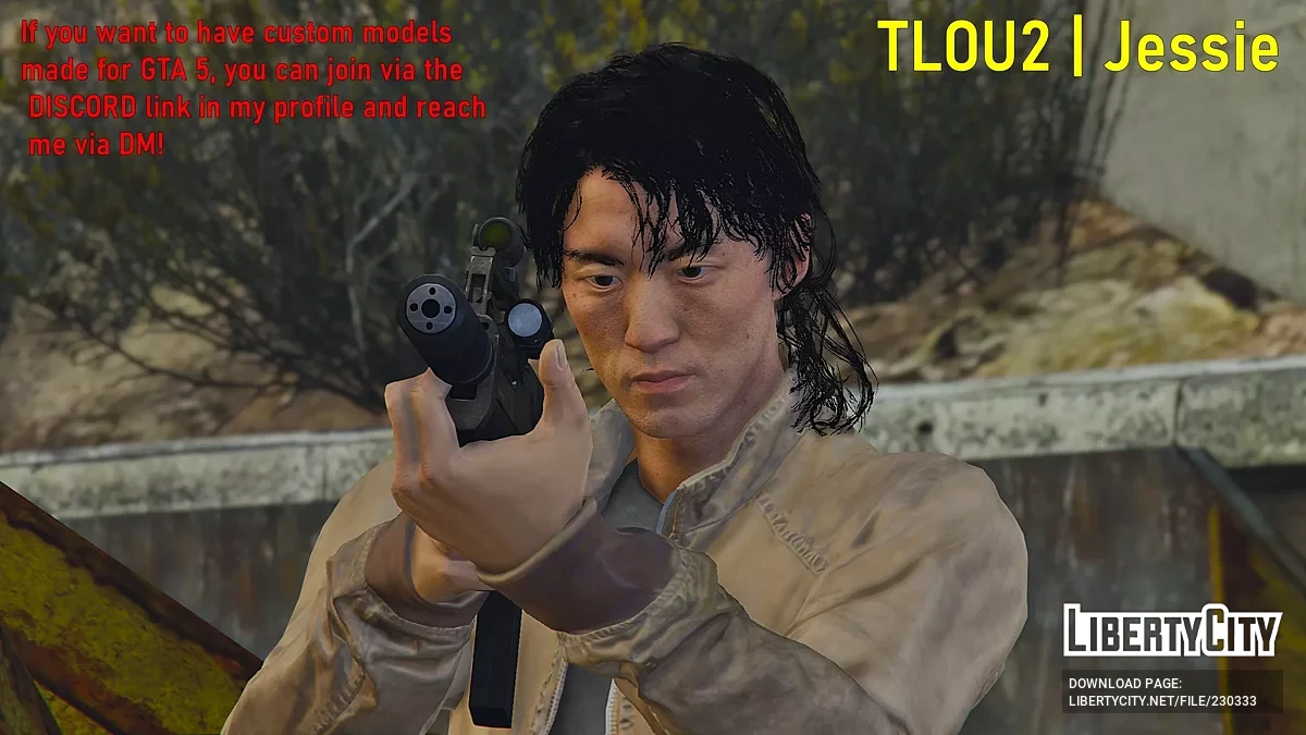 Джессі з The Last of Us 2 (Add-On) / GTA 5