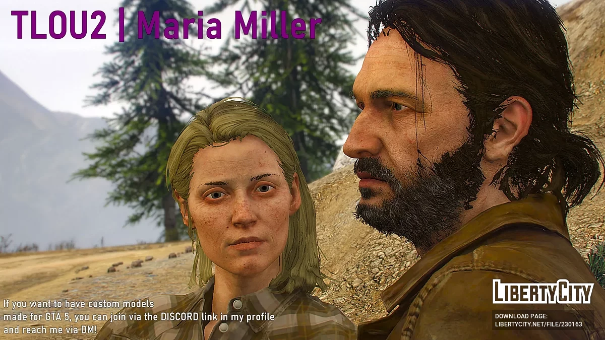 Maria dari The Last of Us 2 (Add-On) / GTA 5