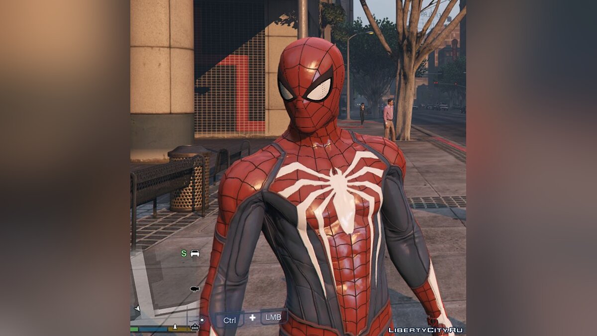 Download PS4 Spiderman - Peter Parker + Enhanced Suit for GTA 5