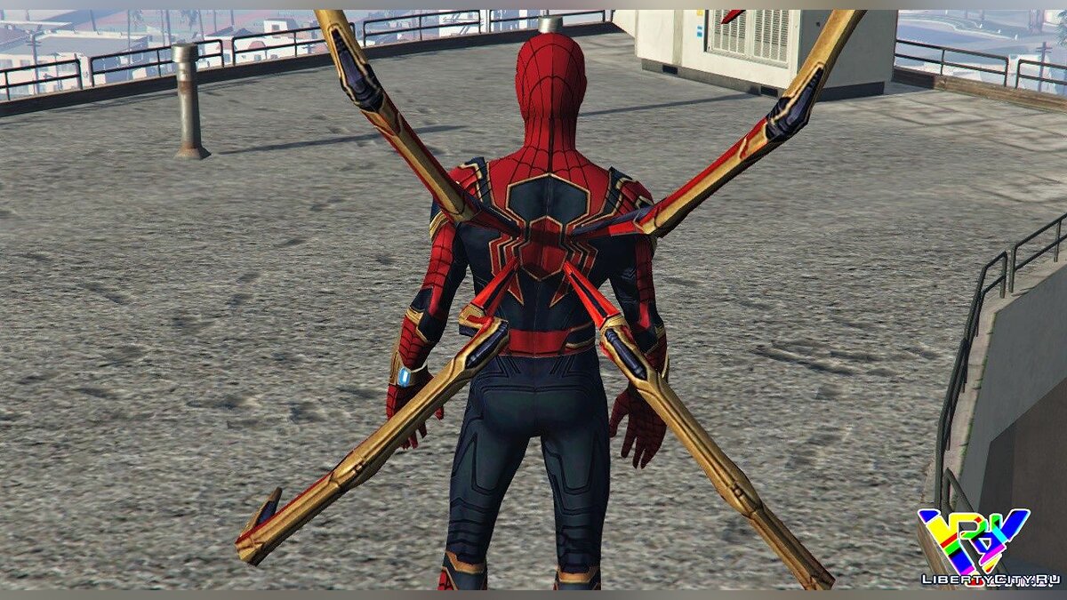 Download The skin of the iron spider-man from the movie 