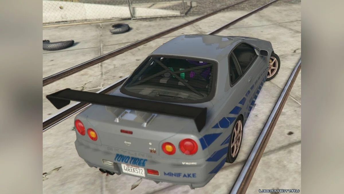 Nissan Skyline R34 Paul Walker (Fast and Furious) / GTA 5