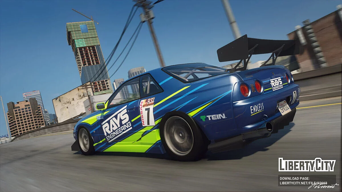 1993 Nissan Skyline GT-R (BNR32) [Add-On | Tuning | Template | LODs] 2.0 / GTA 5